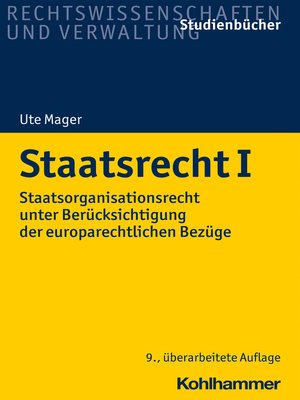 cover image of Staatsrecht I